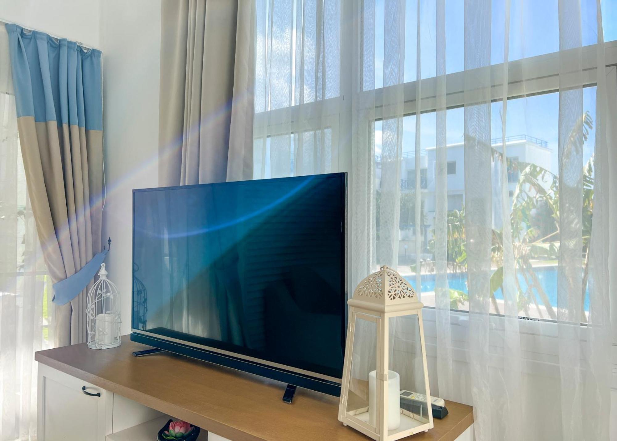 קיירניה Garden Loft Apt With Pool In Alsancak Kyrenia מראה חיצוני תמונה